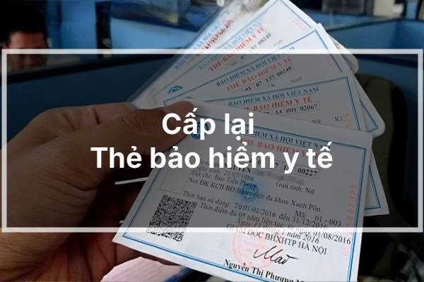 Cấp lại thẻ bảo hiểm y tế