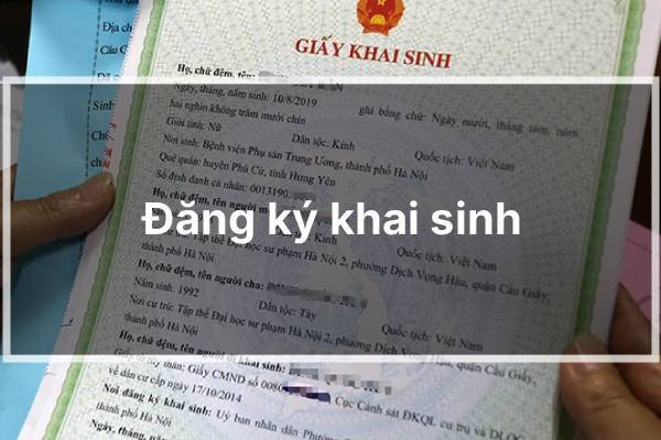 Đăng ký khai sinh